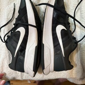 Nike Black and White Athletic Shoes size 10